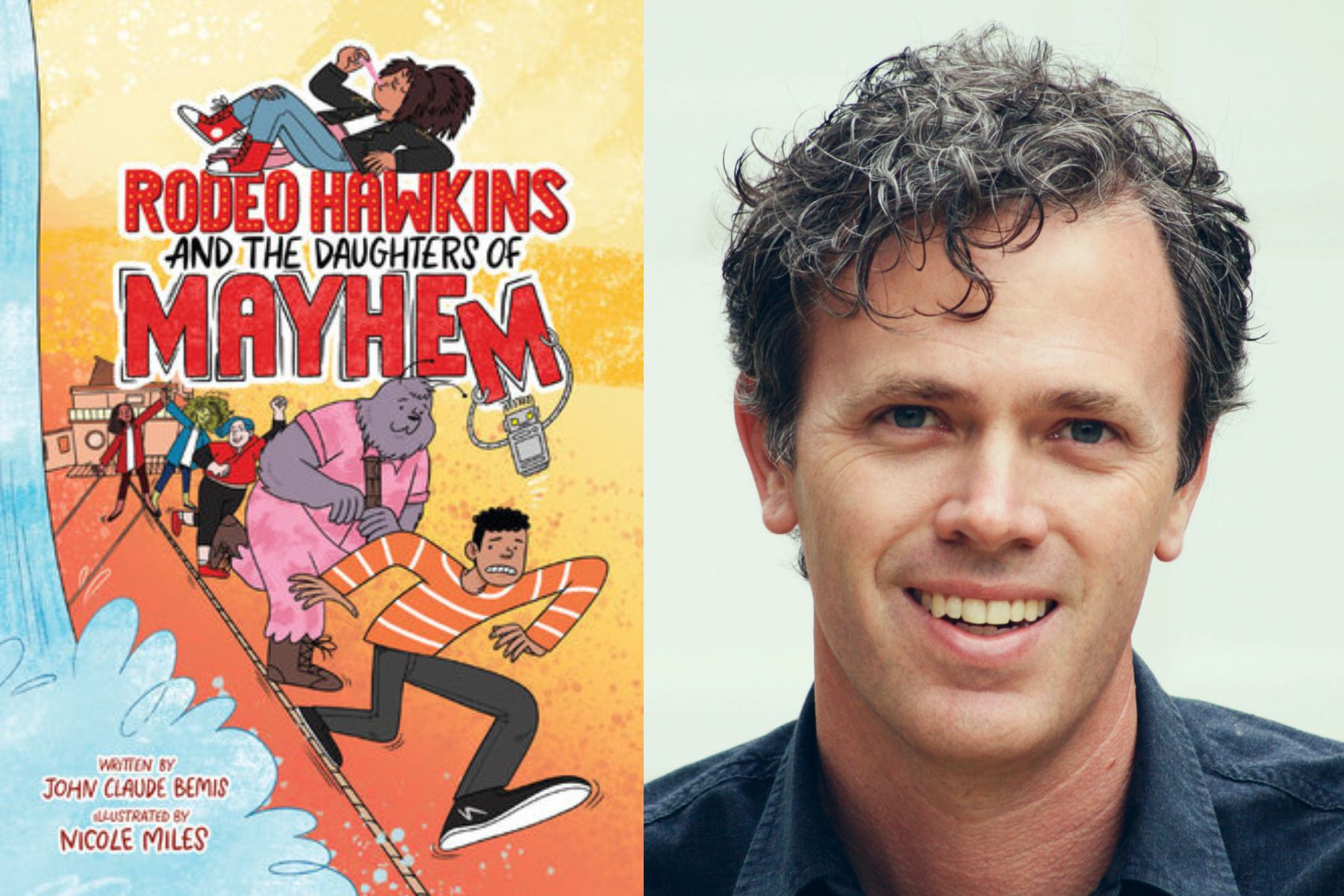 John Claude Bemis, Rodeo Hawkins & the Daughters of Mayhem 26 John Claude Bemis reads from Rodeo Hawkins & the Daughters of Mayhem on Saturday, October 4th at 11am